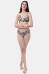 Soie Double Layered Non Wired Medium Coverage Cami Bra - Print — thumbnail 4