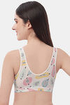 Soie Double Layered Non Wired Medium Coverage Cami Bra - Print — thumbnail 2