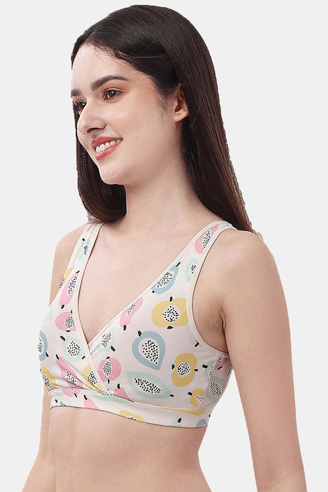 Soie Double Layered Non Wired Medium Coverage Cami Bra - Print — image 3