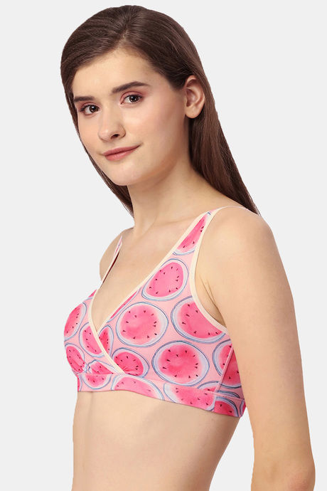 Soie Double Layered Non Wired Medium Coverage Cami Bra - Print — image 3