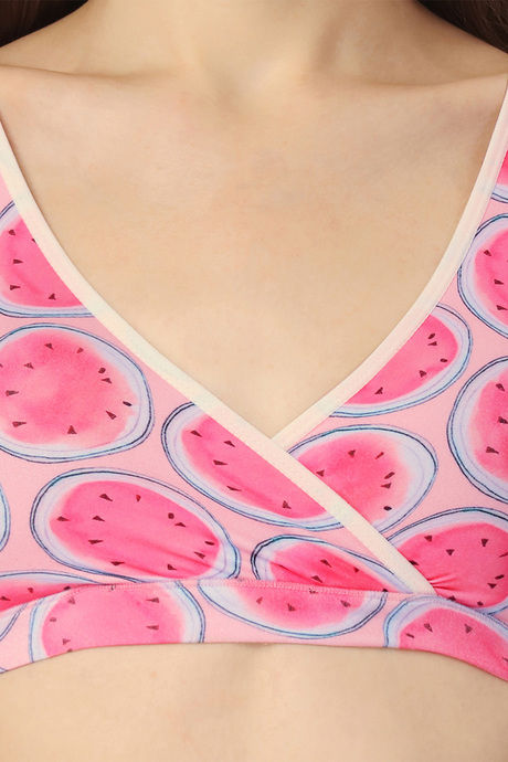 Soie Double Layered Non Wired Medium Coverage Cami Bra - Print — image 5