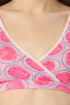 Soie Double Layered Non Wired Medium Coverage Cami Bra - Print — thumbnail 5