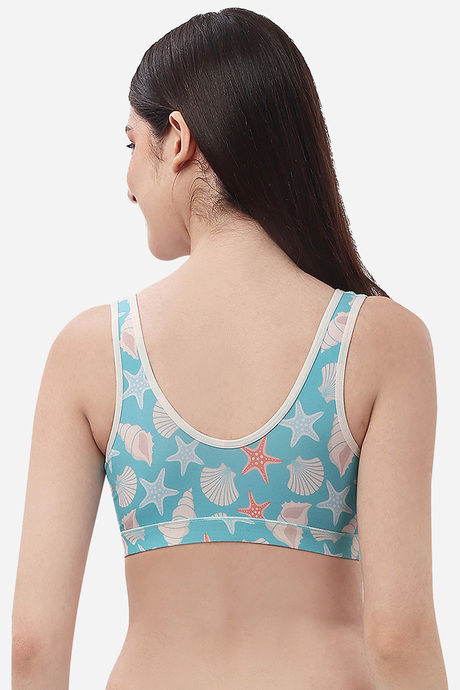 Soie Double Layered Non Wired Medium Coverage Cami Bra - Print — image 2