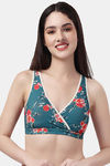 Soie Double Layered Non Wired Medium Coverage Cami Bra - Print — thumbnail 1