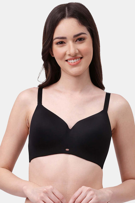 Soie Padded Non Wired Full Coverage T-Shirt Bra (Pack of 2) - Multicolor — image 7