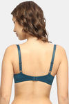 Soie Padded Wired Medium Coverage Super Support Bra - Atlantic — thumbnail 4