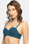 Soie Padded Wired Medium Coverage Strapless Bra - Atlantic — thumbnail 2