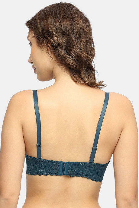 Soie Padded Wired Medium Coverage Strapless Bra - Atlantic — image 4