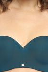 Soie Padded Wired Medium Coverage Strapless Bra - Atlantic — thumbnail 5