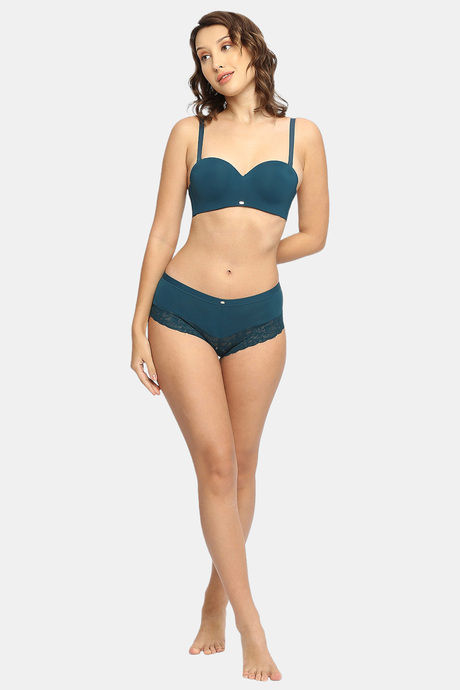 Soie Padded Wired Medium Coverage Strapless Bra - Atlantic — image 6
