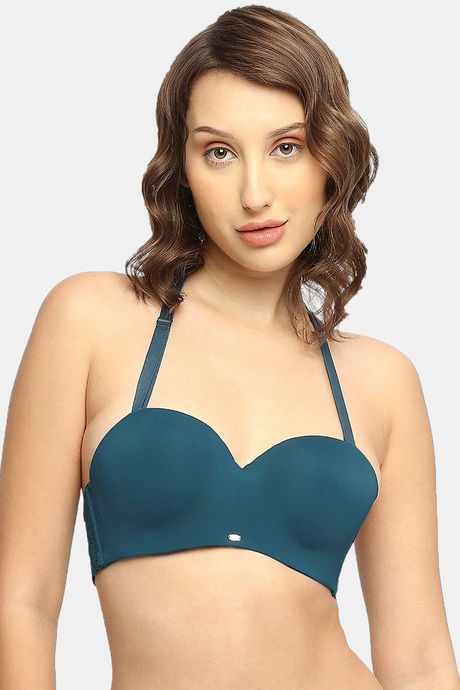 Soie Padded Wired Medium Coverage Strapless Bra - Atlantic — image 8
