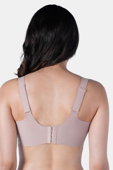 Soie Padded Non-Wired Full Coverage T-Shirt Bra - Beige — image 2