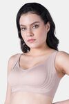 Soie Padded Non-Wired Full Coverage T-Shirt Bra - Beige — thumbnail 3