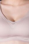 Soie Padded Non-Wired Full Coverage T-Shirt Bra - Beige — thumbnail 5