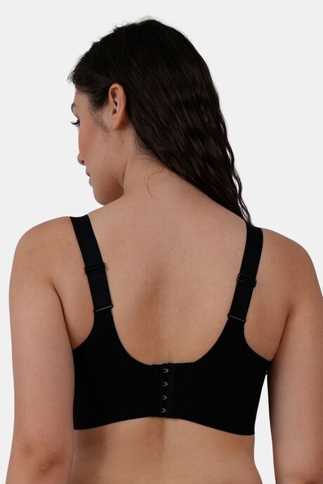 Soie Padded Non-Wired Full Coverage T-Shirt Bra - Black — image 2