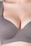 Soie Padded Regular Wired Full Coverage T-Shirt Bra - Granite — thumbnail 5