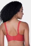 Soie Padded Regular Wired Full Coverage T-Shirt Bra - Rust — thumbnail 2