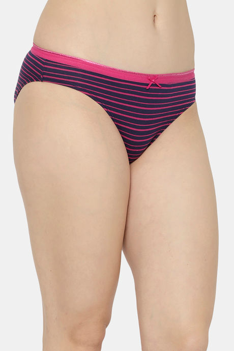 Soie Low Rise Half Coverage Bikini Panty (Pack of 3) - Multicolor — image 3