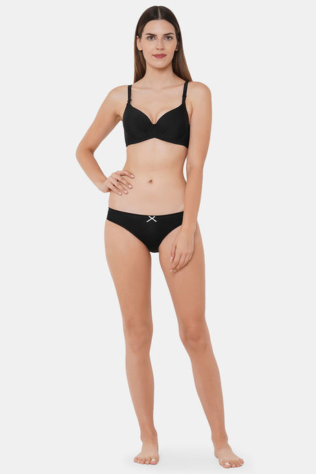 Soie Low Rise Half Coverage Bikini Panty (Pack of 3) - Multicolor — image 6