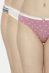 Soie Low Rise Half Coverage Bikini Panty (Pack of 3) - Multicolor — thumbnail 1