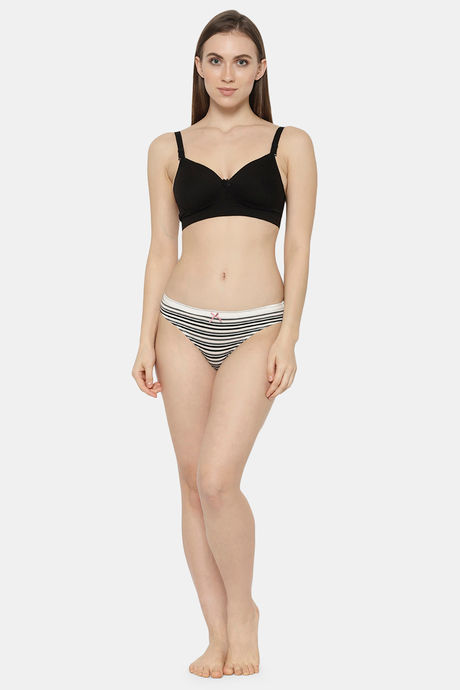 Soie Low Rise Half Coverage Bikini Panty (Pack of 3) - Multicolor — image 6