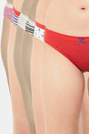 Soie Low Rise Half Coverage Bikini Panty (Pack of 6) - Multicolor — thumbnail 1