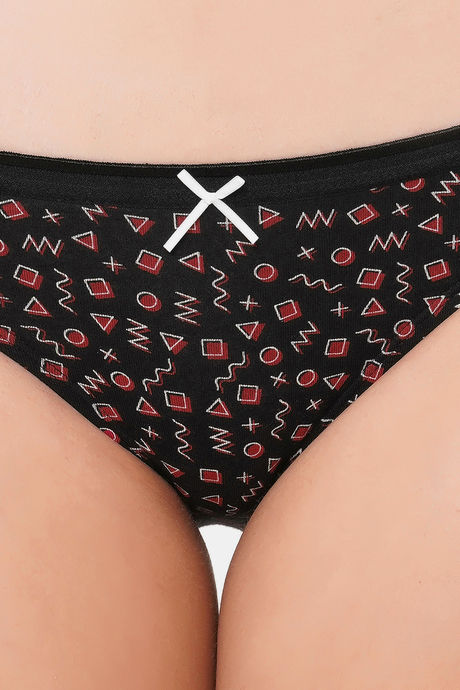 Soie Low Rise Half Coverage Bikini Panty (Pack of 6) - Multicolor — image 7