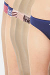 Soie Low Rise Half Coverage Bikini Panty (Pack of 6) - Multicolor — thumbnail 1