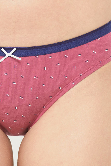 Soie Low Rise Half Coverage Bikini Panty (Pack of 6) - Multicolor — image 4