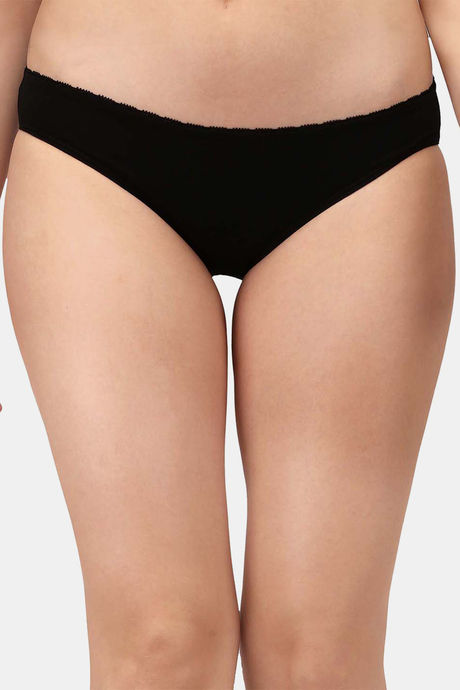 Soie Medium Rise Half Coverage Bikini Panty (Pack of 2) - Multicolor — image 2