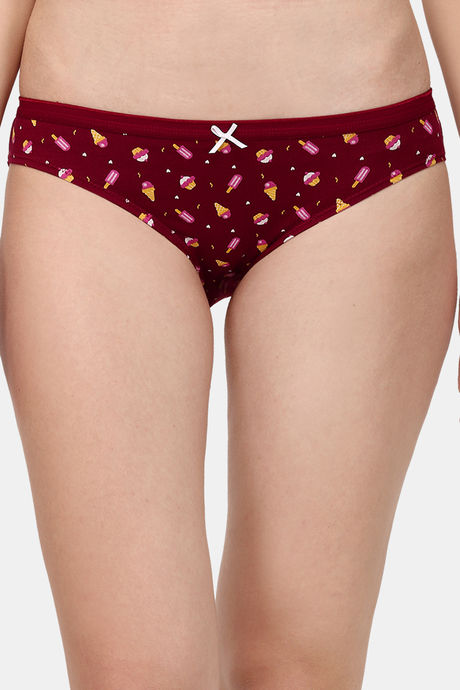 Soie Medium Rise Half Coverage Bikini Panty (Pack of 3) - Multicolor — image 2