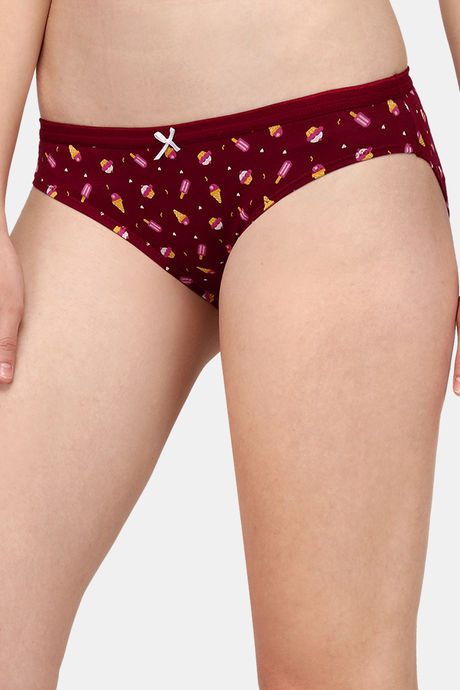 Soie Medium Rise Half Coverage Bikini Panty (Pack of 3) - Multicolor — image 3