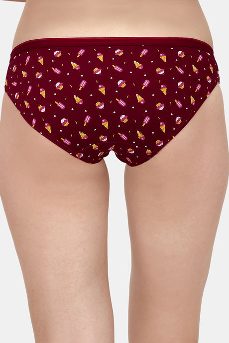 Soie Medium Rise Half Coverage Bikini Panty (Pack of 3) - Multicolor — image 4
