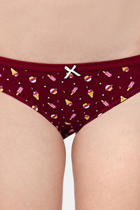 Soie Medium Rise Half Coverage Bikini Panty (Pack of 3) - Multicolor — image 6