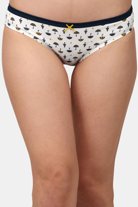 Soie Medium Rise Half Coverage Bikini Panty (Pack of 3) - Multicolor — image 13