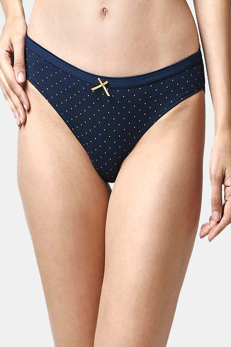Soie Medium Rise Half Coverage Bikini Panty (Pack of 3) - Multicolor — image 2