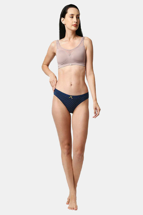 Soie Medium Rise Half Coverage Bikini Panty (Pack of 3) - Multicolor — image 6