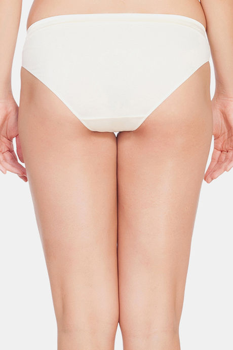 Soie Medium Rise Half Coverage Bikini Panty - Ivory — image 3