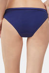 Soie Medium Rise Half Coverage Bikini Panty - Navy — thumbnail 4