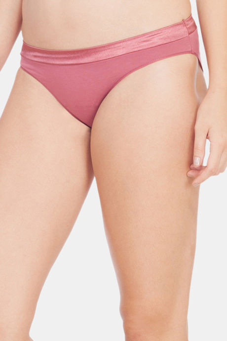 Soie Medium Rise Half Coverage Bikini Panty - Nutmeg — image 2