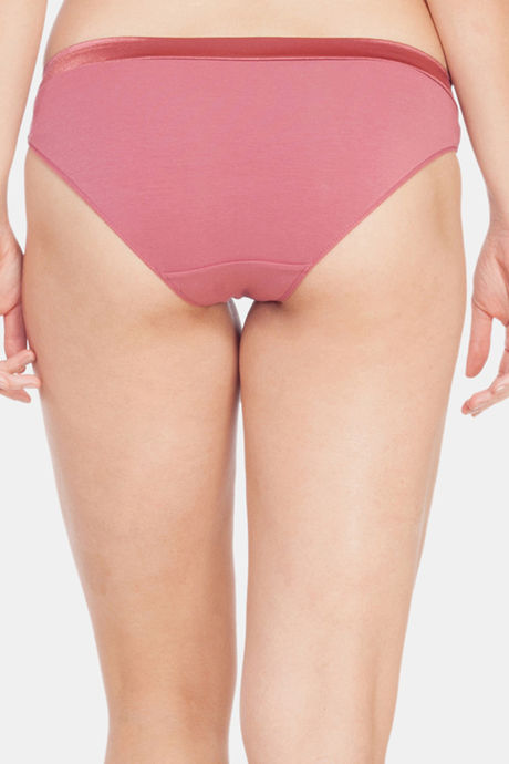 Soie Medium Rise Half Coverage Bikini Panty - Nutmeg — image 3