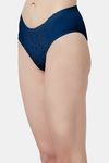Soie High Rise Half Coverage Hipster Panty - Deep-Blue — thumbnail 4