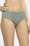 Soie High Rise Full Coverage Hipster Panty - Grass — thumbnail 3