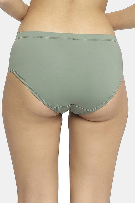 Soie High Rise Full Coverage Hipster Panty - Grass — image 4