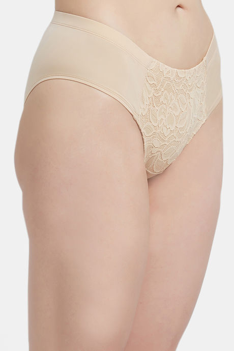 Soie High Rise Half Coverage Hipster Panty - Nude — image 2