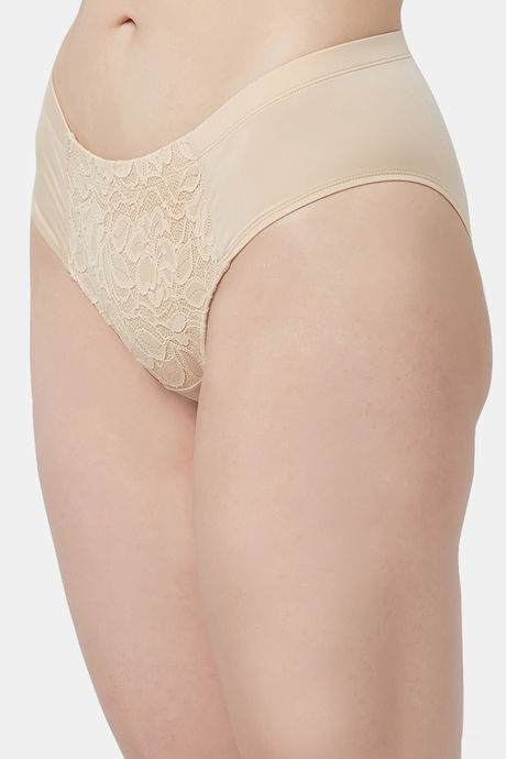 Soie High Rise Half Coverage Hipster Panty - Nude — image 3