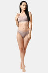 Soie Medium Rise Half Coverage Bikini Panty - Bark — thumbnail 6