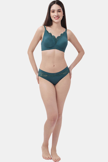 Soie High Rise Full Coverage Hipster Panty - Storm — image 4