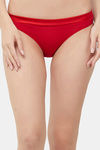 Soie Low Rise Half Coverage Bikini Panty (Pack of 2) - Red Navy — thumbnail 2