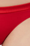 Soie Low Rise Half Coverage Bikini Panty (Pack of 2) - Red Navy — thumbnail 6